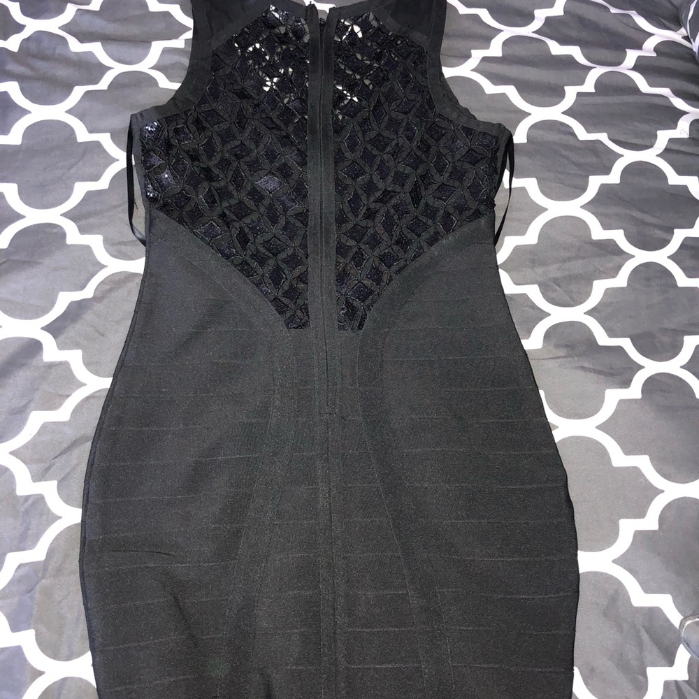 Black tight Bebe dress
